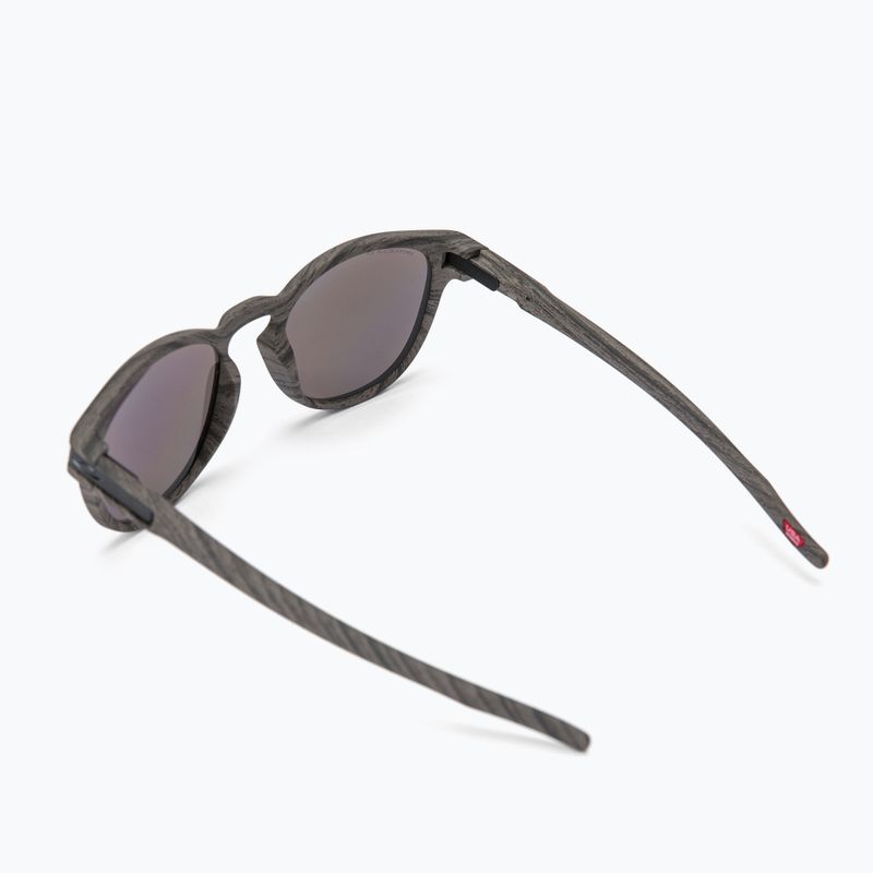 Occhiali da sole polarizzati Oakley Latch woodgrain/prizm black 2