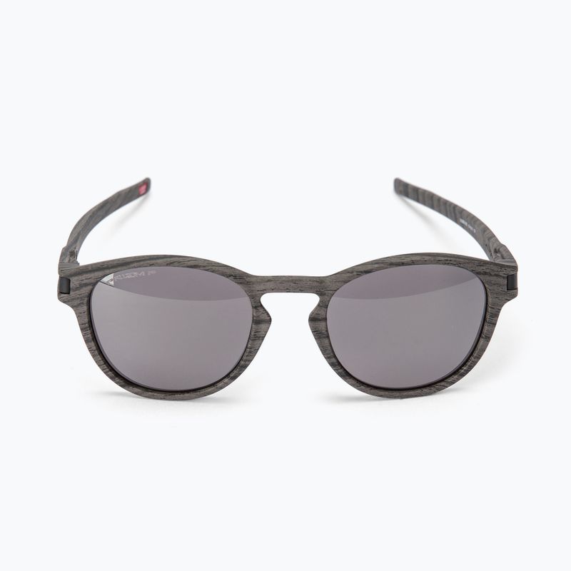 Occhiali da sole polarizzati Oakley Latch woodgrain/prizm black 5