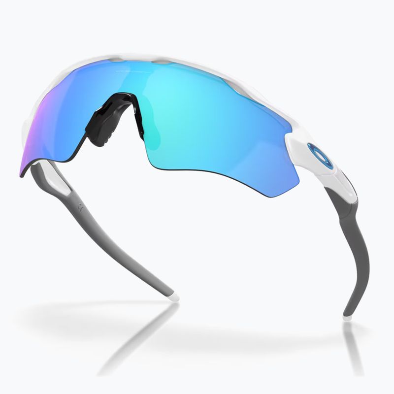 Occhiali da sole Oakley Radar EV Path bianco lucido/prisma zaffiro 4