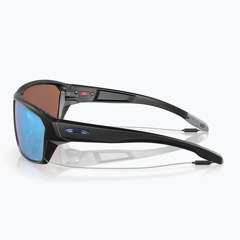 Occhiali da sole Oakley Split Shot nero opaco/prizm deep water polarizzati 3