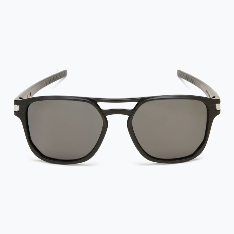 Occhiali da sole Oakley Latch Beta nero opaco/grigio prismatico 3