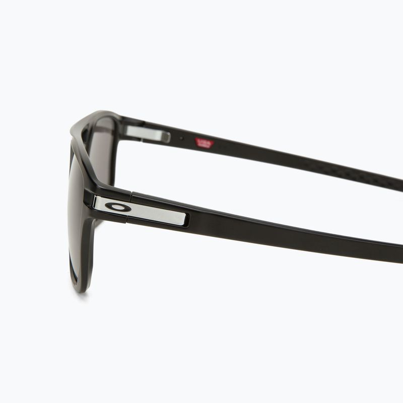 Occhiali da sole Oakley Latch Beta nero opaco/grigio prismatico 4
