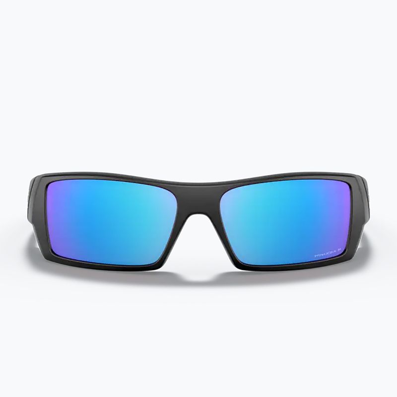 Occhiali da sole Oakley Gascan nero opaco/zaffiro polarizzato 7