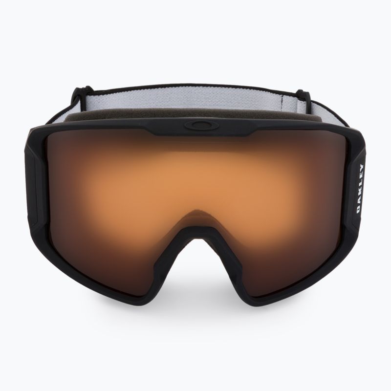 Occhiali da sci Oakley Line Miner L nero opaco/prizm snow persimmon 2