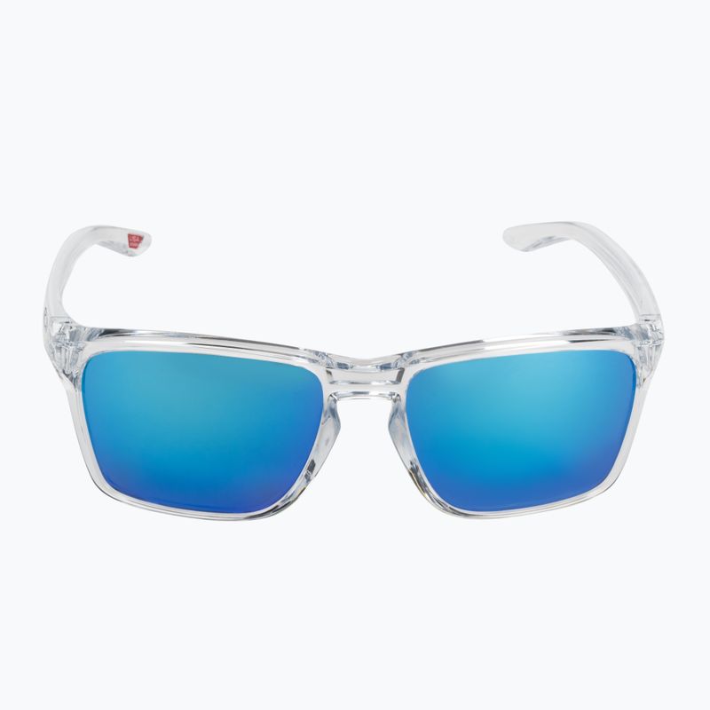 Occhiali da sole Oakley Sylas lucidati in zaffiro trasparente/prismatico 3