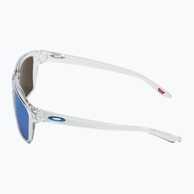 Occhiali da sole Oakley Sylas lucidati in zaffiro trasparente/prismatico 4