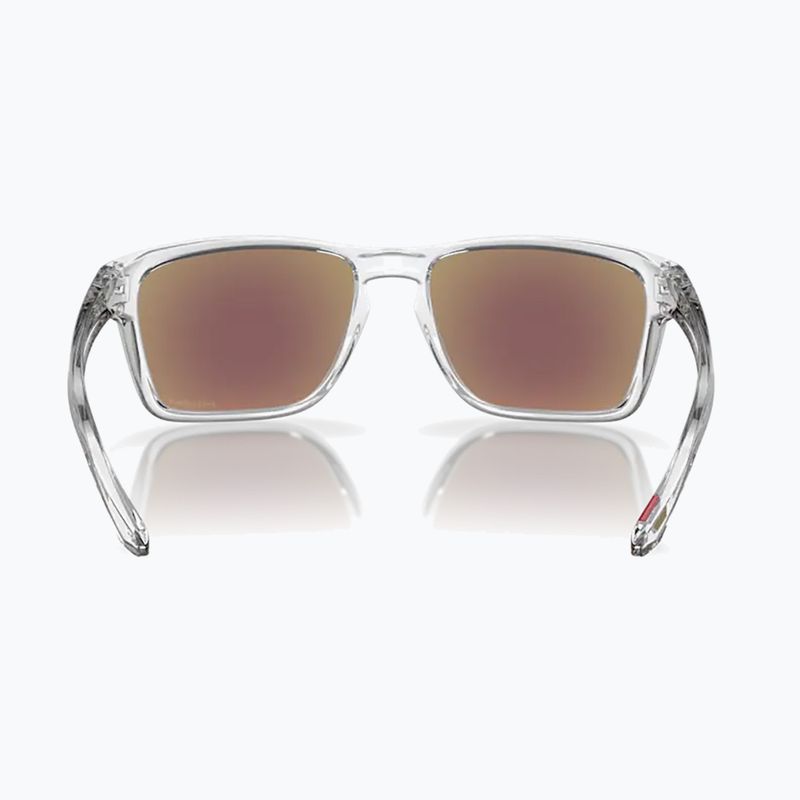 Occhiali da sole Oakley Sylas lucidati in zaffiro trasparente/prismatico 9