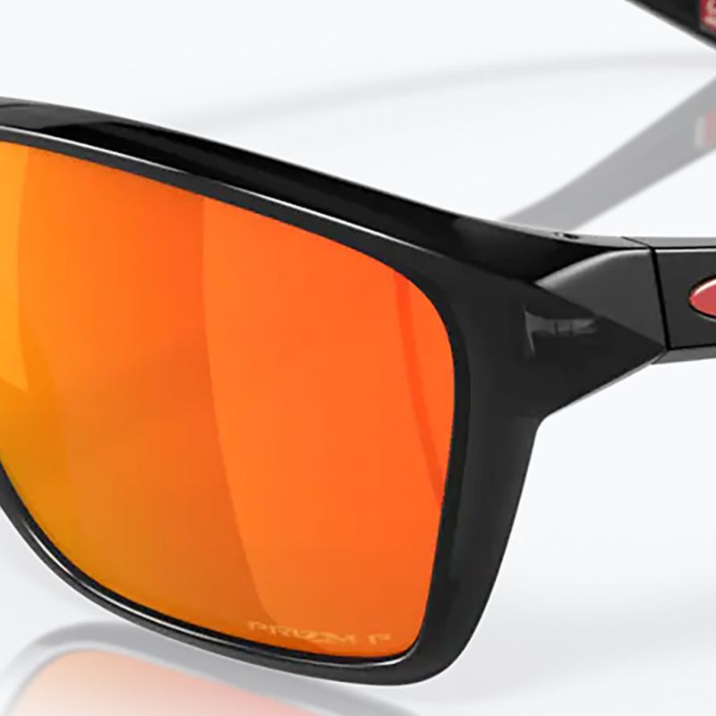 Occhiali da sole polarizzati Oakley Sylas black ink/prizm ruby 11