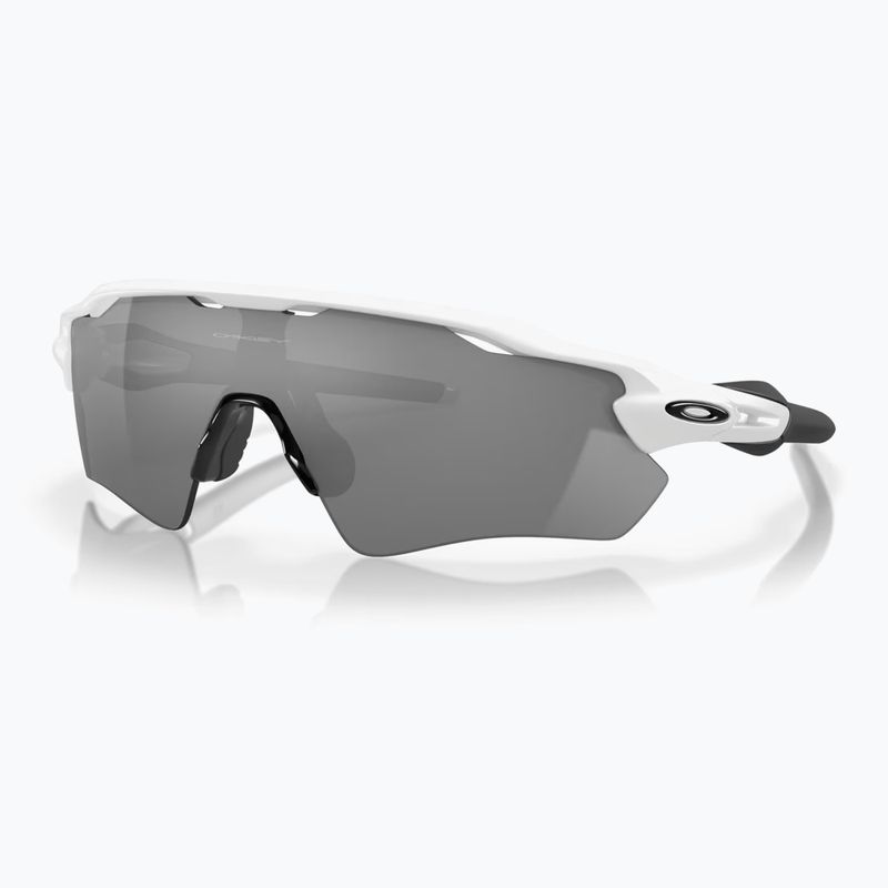 Occhiali da sole polarizzati Oakley Radar EV Path bianco lucido/nero prizm