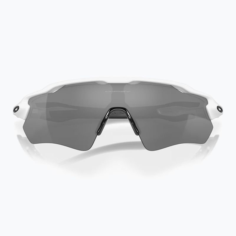 Occhiali da sole polarizzati Oakley Radar EV Path bianco lucido/nero prizm 5