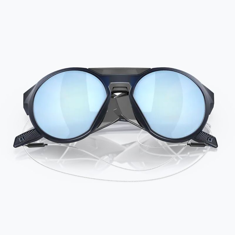 Occhiali da sole polarizzati Oakley Clifden matte trans blue/prizm deep water 8