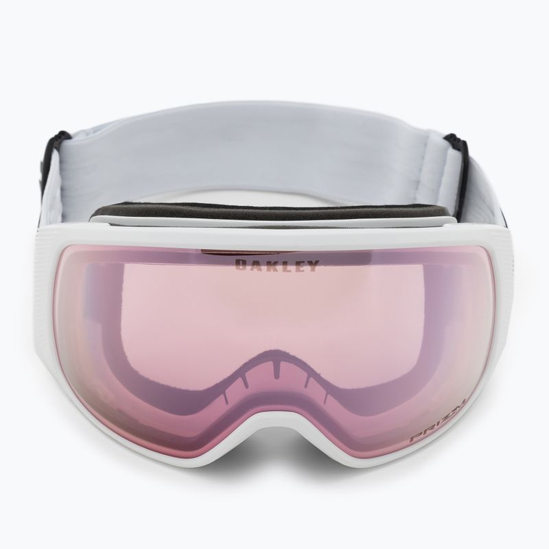 Oakley Flight Tracker M occhiali da sci factory pilot white/prizm snow hi pink iridium 2