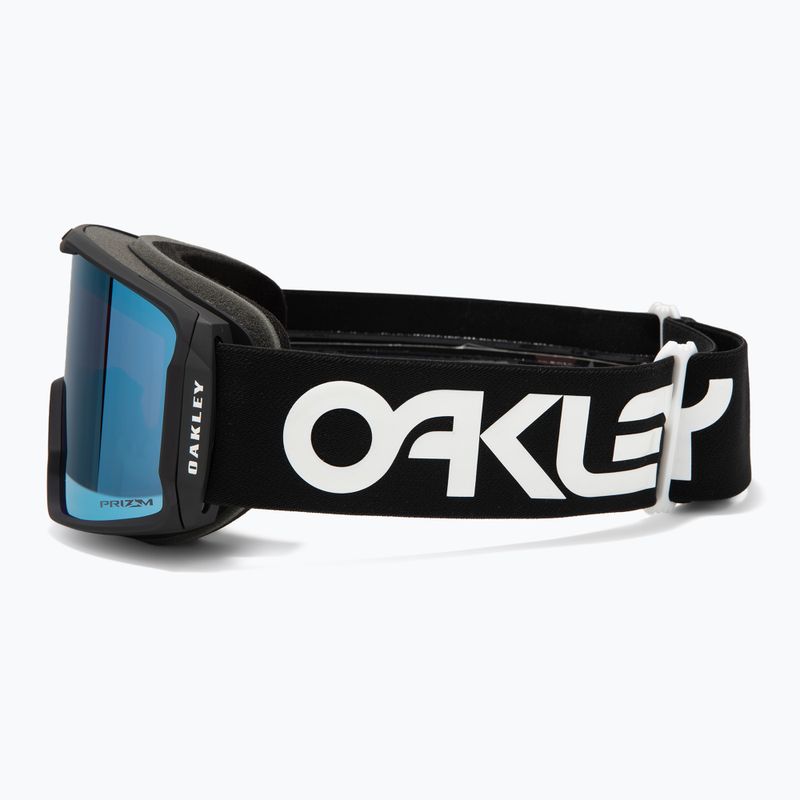 Oakley Line Miner L pilota di fabbrica nero/prizm snow sapphire iridium occhiali da sci 4