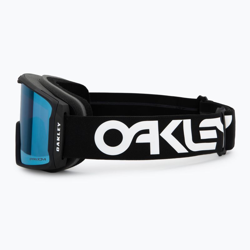 Oakley Line Miner M factory pilot nero/prizm snow sapphire iridium occhiali da sci 4