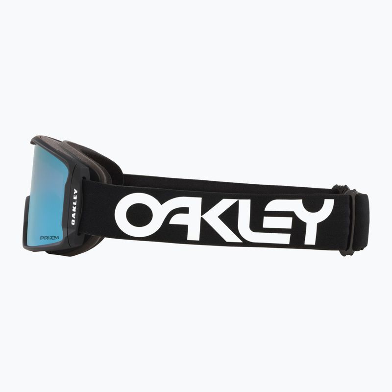Oakley Line Miner M factory pilot nero/prizm snow sapphire iridium occhiali da sci 4