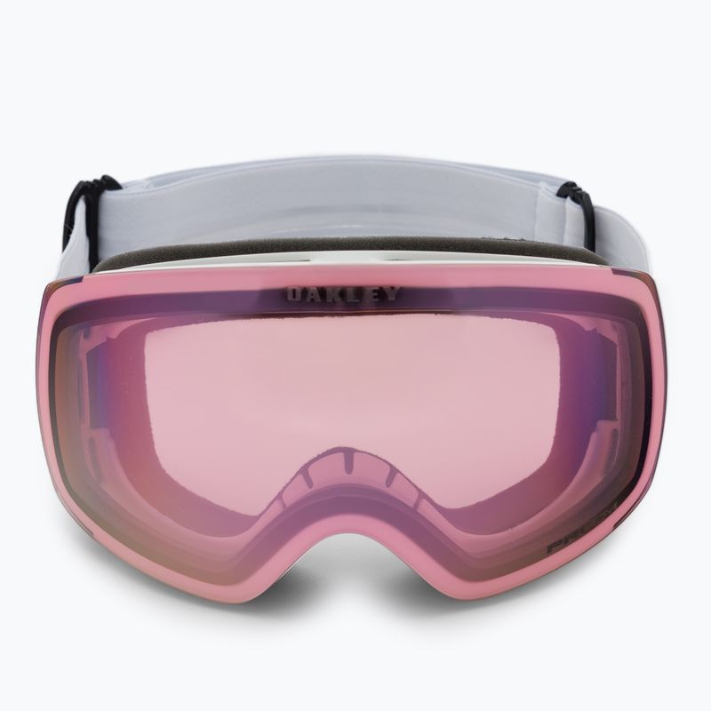 Oakley Flight Deck M factory pilot white/prizm snow hi pink iridium occhiali da sci 2