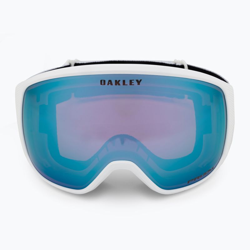 Occhiali da sci Oakley Flight Tracker M bianco opaco/prizm neve zaffiro iride 2