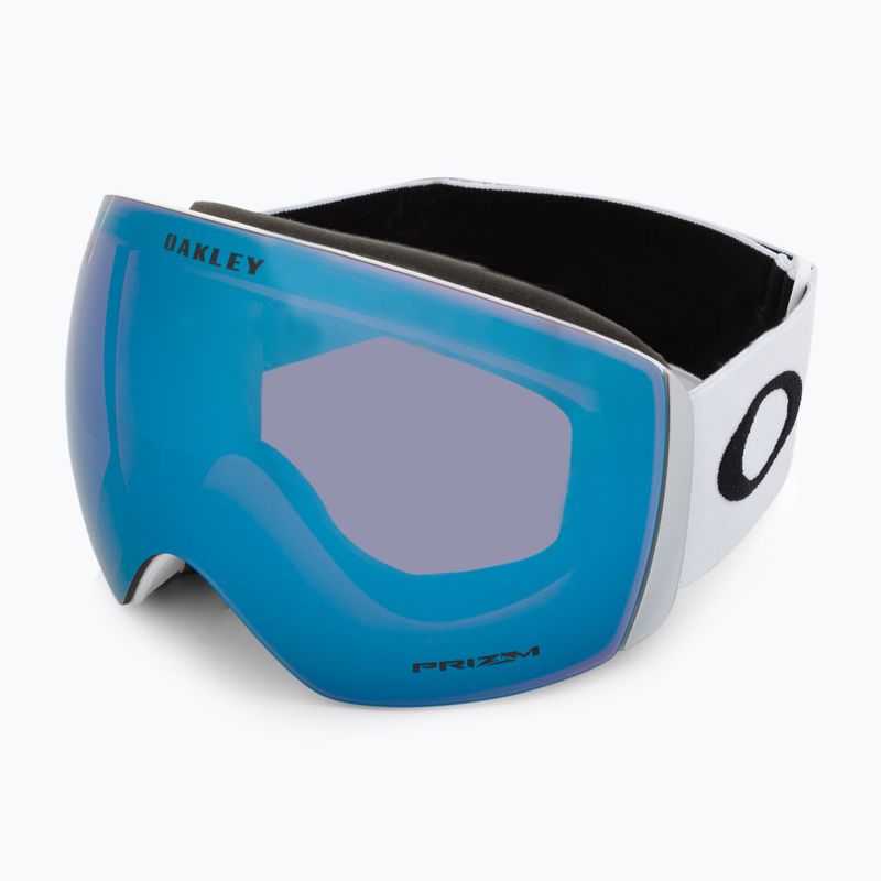 Occhiali da sci Oakley Flight Deck L bianco opaco/prizm snow sapphire iridium 5