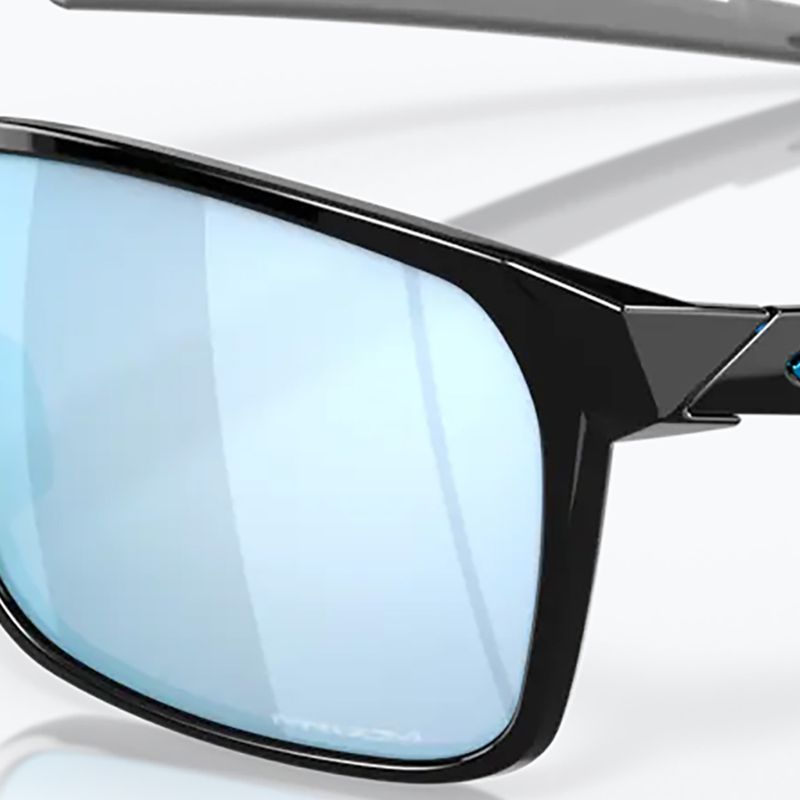 Occhiali da sole Oakley Portal X nero lucido/prizm deep water polarizzati 11