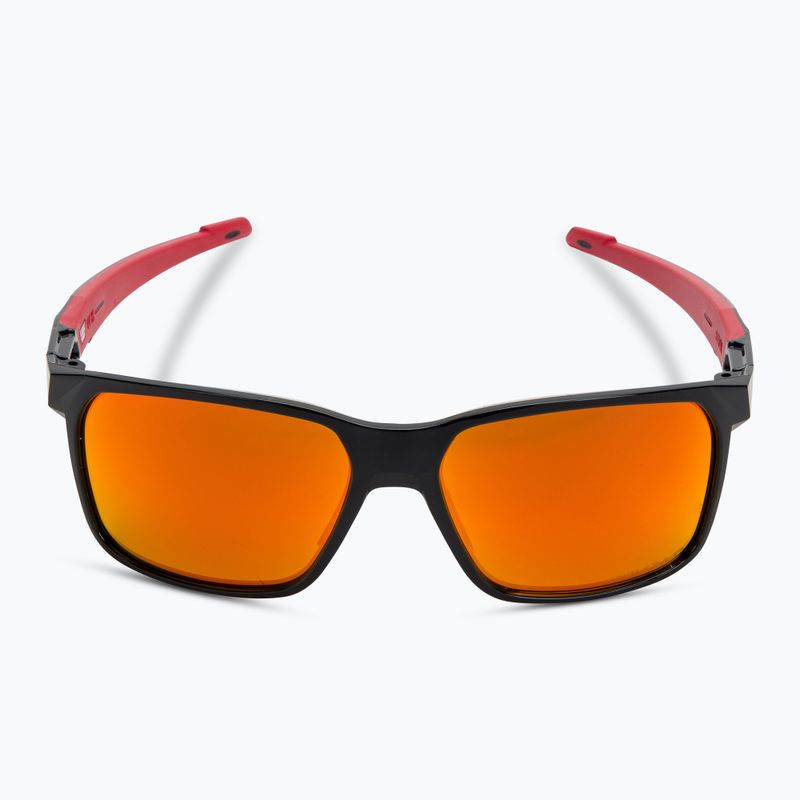 Occhiali da sole polarizzati Oakley Portal X nero lucido/prizm rubino 3