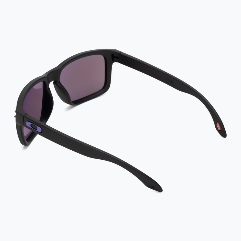Occhiali da sole Oakley Holbrook nero opaco/viola di Przm 2