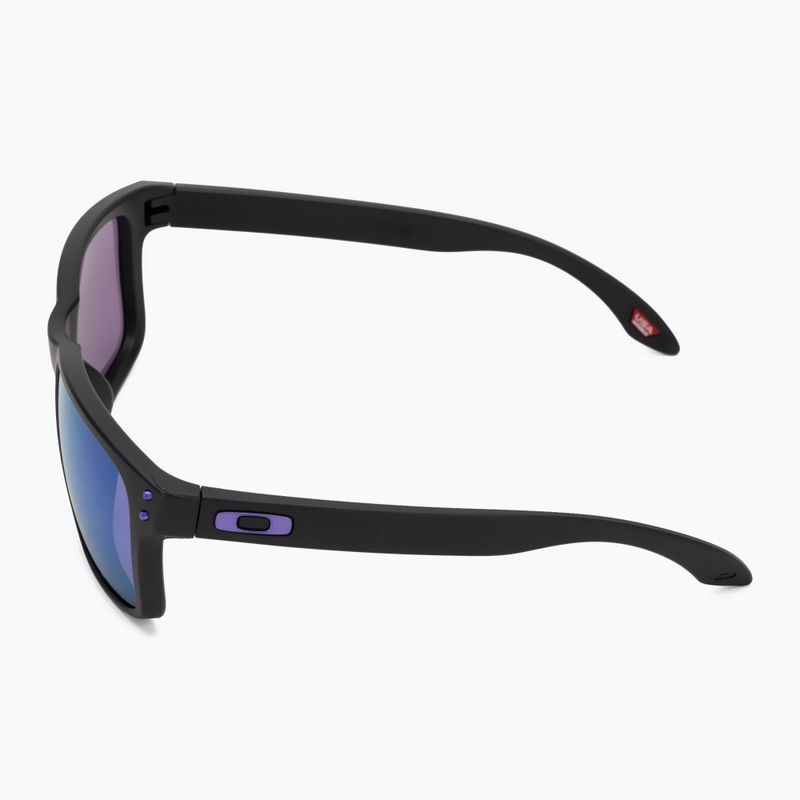 Occhiali da sole Oakley Holbrook nero opaco/viola di Przm 4