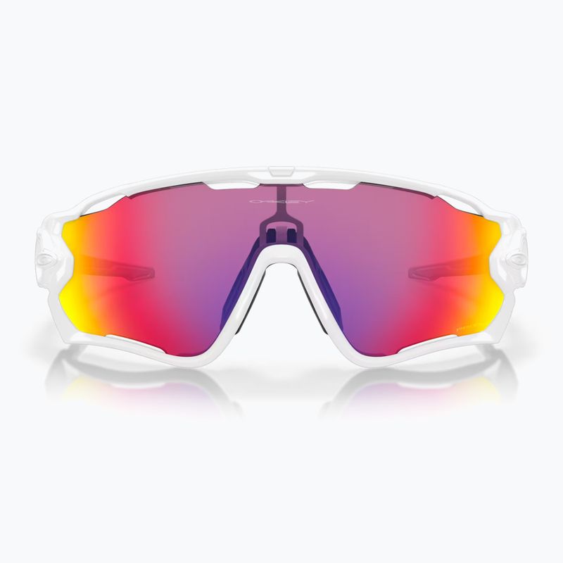 Occhiali da sole Oakley Jawbreaker bianco lucido/prizm road 2