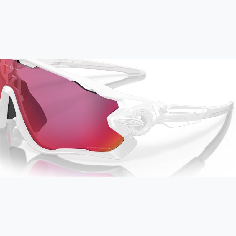 Occhiali da sole Oakley Jawbreaker bianco lucido/prizm road 6
