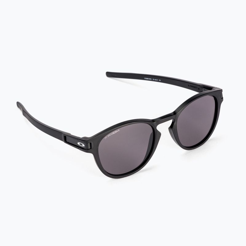 Occhiali da sole Oakley Latch nero opaco/grigio prismatico