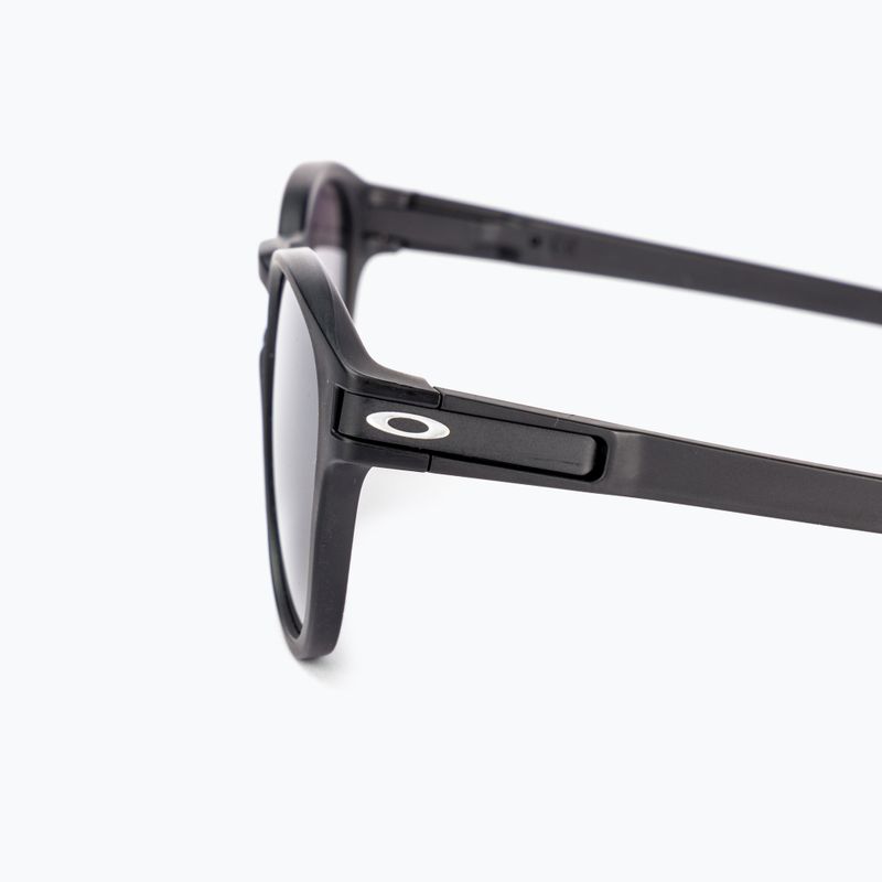 Occhiali da sole Oakley Latch nero opaco/grigio prismatico 5