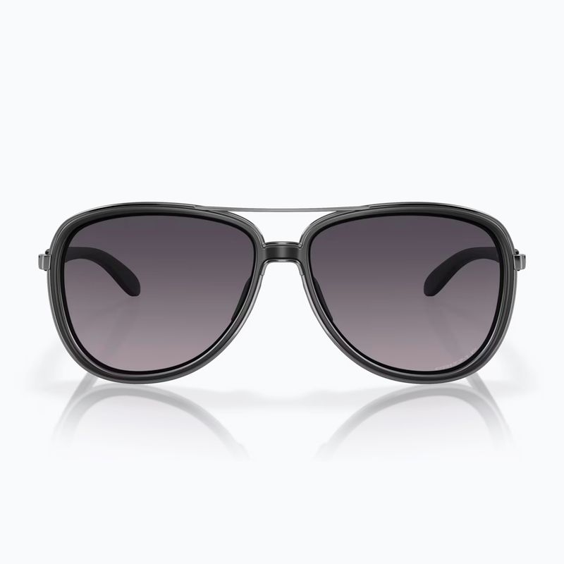 Occhiali da sole Oakley Split Time in velluto nero/grigio Prizm sfumato 2