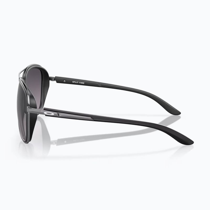 Occhiali da sole Oakley Split Time in velluto nero/grigio Prizm sfumato 3