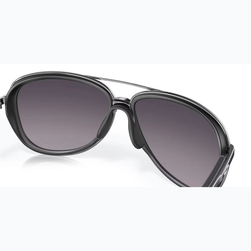 Occhiali da sole Oakley Split Time in velluto nero/grigio Prizm sfumato 7