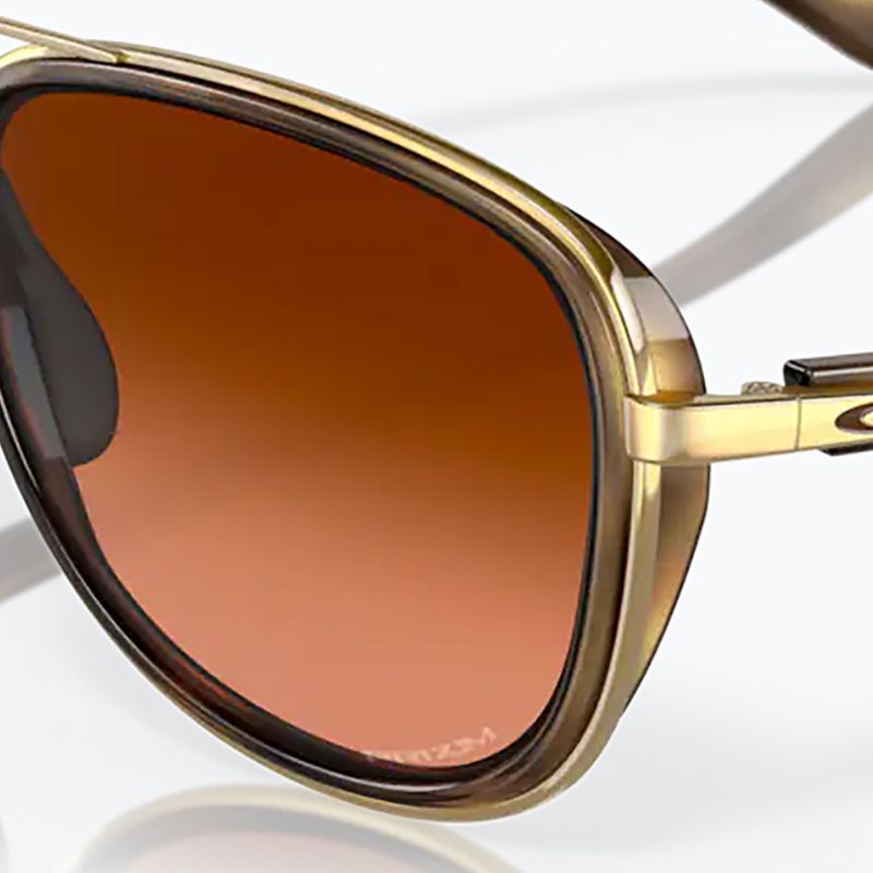 Occhiali da sole Oakley Split Time marrone tartaruga/prizm marrone sfumato da donna 11