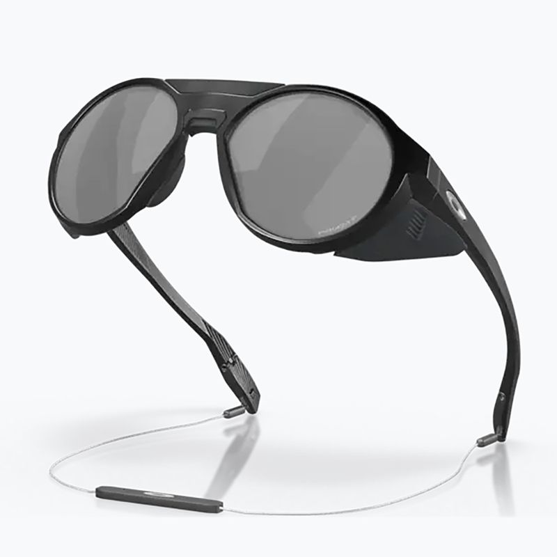 Occhiali da sole polarizzati Oakley Clifden nero opaco/nero Prizm 9