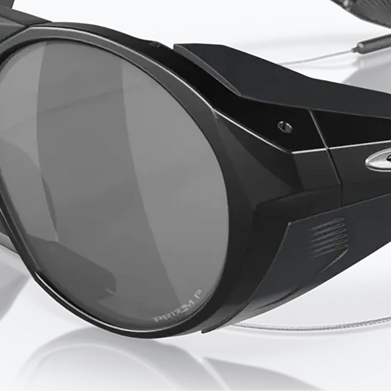 Occhiali da sole polarizzati Oakley Clifden nero opaco/nero Prizm 11