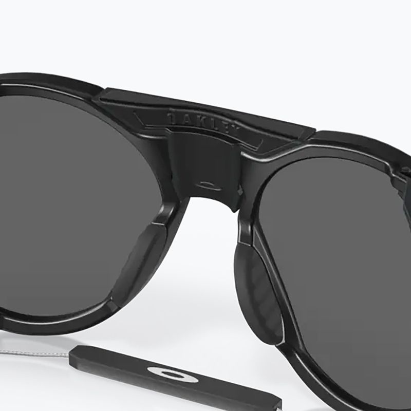 Occhiali da sole polarizzati Oakley Clifden nero opaco/nero Prizm 12