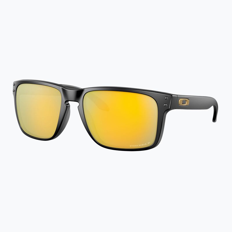 Occhiali da sole Oakley Holbrook XL nero opaco/prizm 24k polarizzati 5