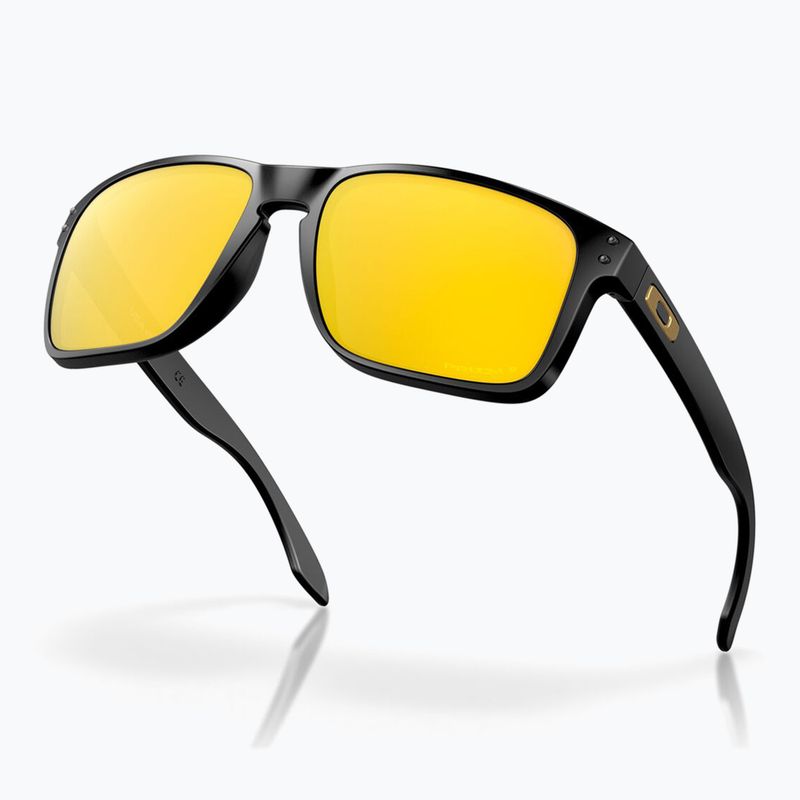 Occhiali da sole Oakley Holbrook XL nero opaco/prizm 24k polarizzati 7