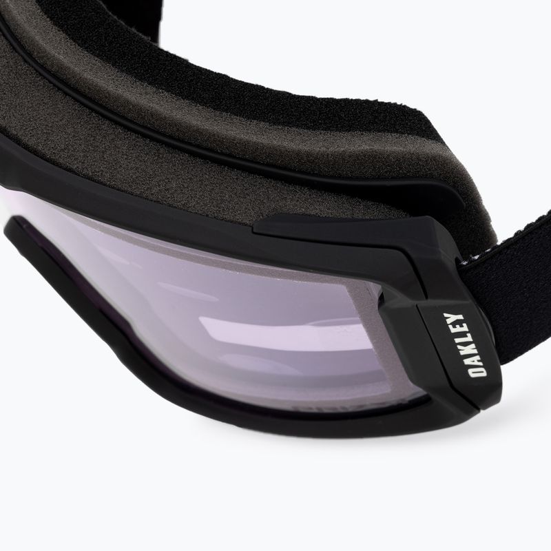 Occhiali da sci Oakley Line Miner M nero opaco/prizm neve trasparente 5