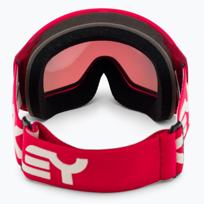 Oakley Flight Tracker L opaco redline/prizm snow torch iridium occhiali da sci 3