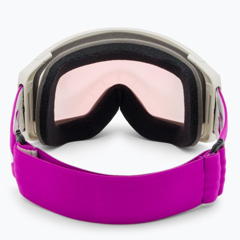 Oakley Flight Tracker M opaco ultra purple/prizm snow hi pink irridium occhiali da sci 3