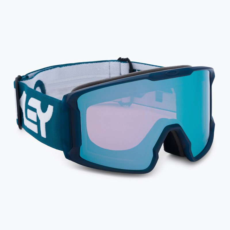 Oakley Line Miner L opaco poseidon/prizm neve zaffiro iridium occhiali da sci