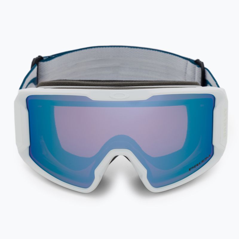 Oakley Line Miner M opaco poseidon/prizm snow sapphire iridium occhiali da sci 2
