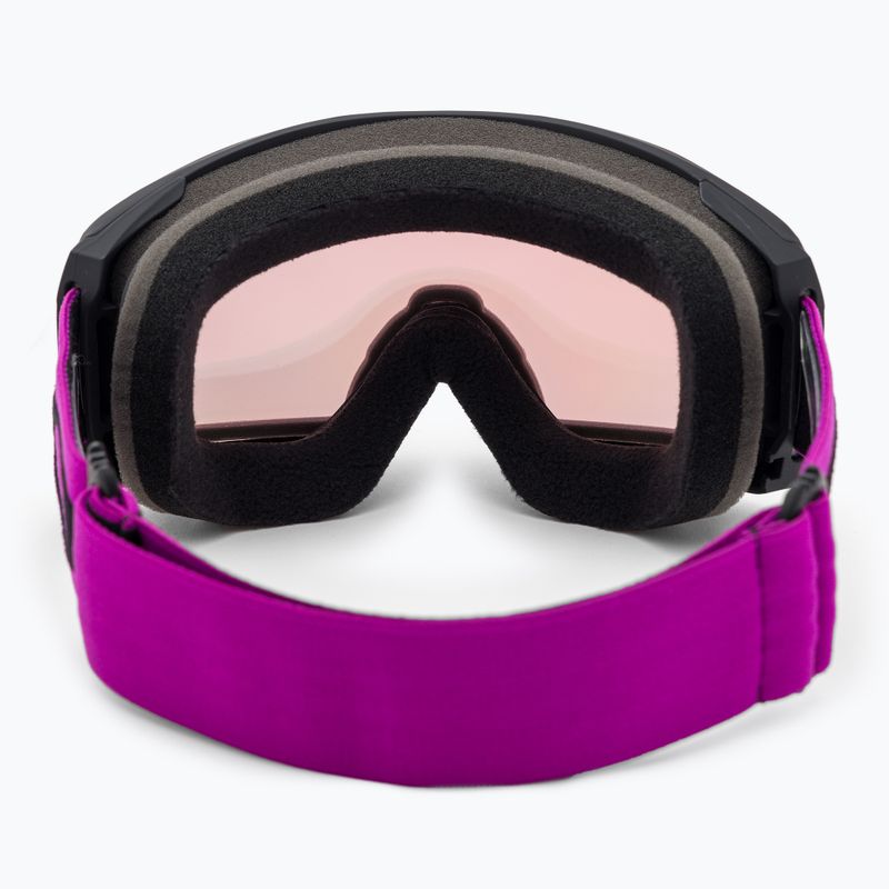 Oakley Line Miner M opaco ultra purple/prizm snow hi pink irridium occhiali da sci 3