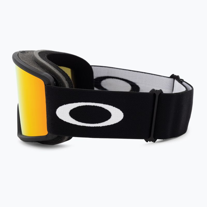 Occhiali da sci Oakley Target Line L nero opaco/iridio fuoco 4