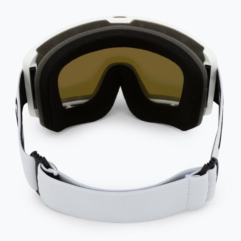 Occhiali da sci Oakley Target Line M bianco opaco/iridio fuoco 3
