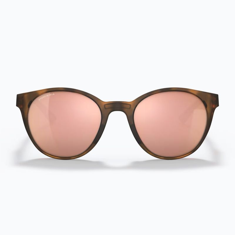 Occhiali da sole Oakley Spindrift tartaruga marrone opaco/prizm oro rosa 2