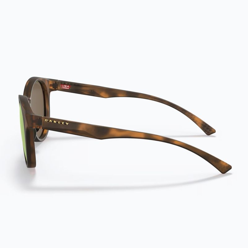 Occhiali da sole Oakley Spindrift tartaruga marrone opaco/prizm oro rosa 3