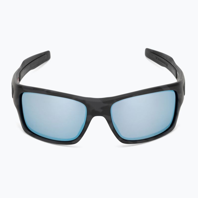 Occhiali da sole Oakley Turbine nero opaco camo/prizm deep water polarizzati 3